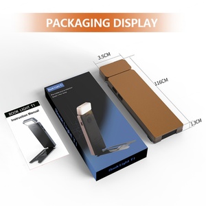 EGH Hot Sale Custom Logo Book Lamp LED Reading Light 3/5 Colors ABS&METAL Folding Magic Night Book Lights Bedroom Type-C Powered - Product Image 4