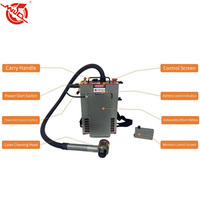 Machine de nettoyage au laser de type sac à dos de 200 W pour éliminer efficacement la rouille, la saleté et les résidus de peinture
