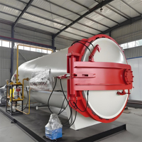 Four à autoclave industriel en composite de fibre de carbone pour le durcissement des pièces
