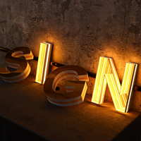 Lettres géantes lumineuses LED RGB de 4 pieds pour enseignes, fournisseur d'usine