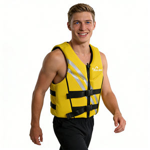 Nouvelle Veste de Sauvetage Jaune 2026 pour Hommes, Grande Taille, Haute Flottabilité, pour Surf, Bateau et Natation, Réfléchissante, en EPE, <span class=keywords><strong>à</strong></span> Prix Abordable - Product Image 3