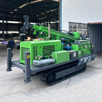 Machine de forage rotative hydraulique sur chenilles pour carottage de roche, profondeur 100m 200m 300m 500m 600m, pour l'exploitation minière en montagne