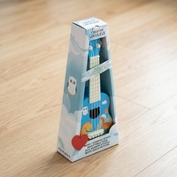 Creative Design Wood 4 String Cartoon Ukulele Cute Animal Pattern Acoustic Musical Instrument Wood Four-string Cartoon Ukulele