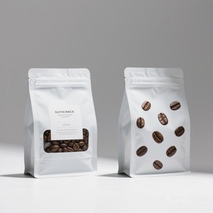 Bolsa de Fondo Plano con Refuerzo Lateral Personalizada para Empaque de Granos de Café/Bolsa para Empacar Café/Bolsa de Café con Válvula y Cierre - Product Image 2