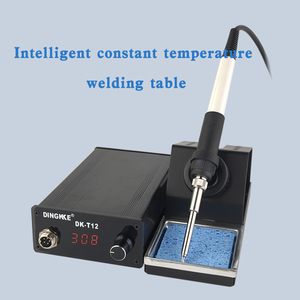 Chất Lượng Cao Xách Tay Mini <span class=keywords><strong>T12</strong></span> Hàn Trạm 75W Chì Miễn Phí Nhiệt Độ Không đổi Với <span class=keywords><strong>T12</strong></span> Loạt Hàn Sắt Mẹo - Product Image 2