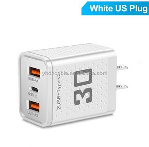 2 USB <b>Type</b>-<b>c</b> Fast Charger Mobile Phone EU/US/UK Plug Wall <b>Adapter</b> Charging Travel Chargers for Samsung - Product Image 6