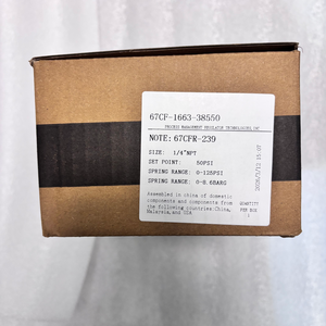 Filtre à air, <span class=keywords><strong>régulateur</strong></span> et soupape de réduction de pression pour instruments Emer&son Fi&sher 67CFR-239 67CF-1663-38550 - Product Image 1
