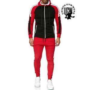Nueva llegada de ropa deportiva de talla grande personalizada para hombre Muscle Fit Poliéster Chándal Capucha Logo Patrón Pakistán Hecho Precio al por mayor - Product Image 3