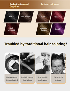 मीडू ब्रांड फैक्टरी निर्माता थोक बाल रंगने 500 मिली प्राकृतिक शैम्पू आधारित बालों का रंग - Product Image 3