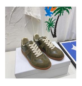 Немецкая тренировочная спортивная обувь Легкие дышащие мужские кожаные унисекс на заказ кроссовки - Product Image 1