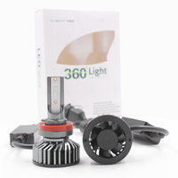 Ampoule de phare LED F2 Ice Blue 30W H7, lumière LED H4, feux antibrouillard 25000K 4575 H1 H4 H7 H8 H11 9012 9005 9006 Luces Led Auto