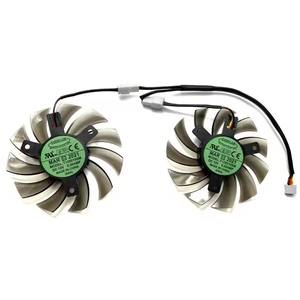 Nouveau 75MM 3PIN PLD08010S12H T128010SM GV-N460OC GPU Ventilateur pour Gigabyte <span class=keywords><strong>GTX</strong></span> <span class=keywords><strong>460</strong></span> 465 560 Ti 580 650 750Ti Carte Graphique Ventilateur De Refroidissement - Product Image 6