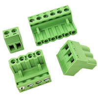 Bloc de bornes femelles enfichables en fer, pas de 5,08 mm, connexion par vis, connecteur de qualité industrielle