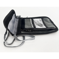 Porte-passeport de voyage anti-RFID, portefeuille de cou avec blocage RFID, pochette de cou sécurisée pour passeport pour hommes et femmes