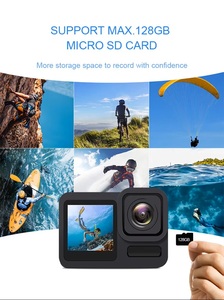 Cámara Deportiva Digital WIFI con Pantallas Táctiles Dobles a Color, Resistente al Agua, con Resolución Múltiple de 8K 6K 30FPS y 10M - Product Image 5