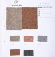 Nouveau Tissu Plaid en Laine Peignée Teinte en Fil 100% Pure Couleur Personnalisée de Chine pour Vêtements, Vestes et Costumes pour Filles, Garçons et Femmes