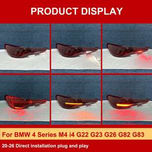 Fanali Posteriori Laser CSL per <span class=keywords><strong>BMW</strong></span> Serie 4 M4 I4 <span class=keywords><strong>G22</strong></span> G23 G26 G82 G83 2020-2026 Nuovo Prodotto Luce Posteriore a LED - Product Image 3