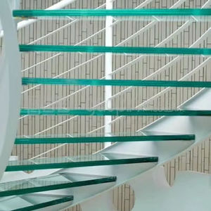 Verre trempé de sécurité stratifié personnalisable 8+8+8mm 8+16+8mm pour entrée de bâtiment, plancher, escalier, salle de bain, mur-rideau extérieur - Product Image 5