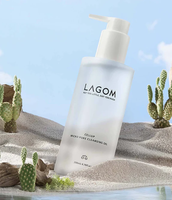 Huile nettoyante en profondeur et démaquillante LAGOM CELLUP MICRO PORE pour peaux grasses, traitement des points noirs, femmes, Corée