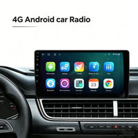 Radio Auto Android de 10.1 Pulgadas con 4G LTE, Pantalla IPS, Reproductor Multimedia para Auto con GPS, FM y Bluetooth