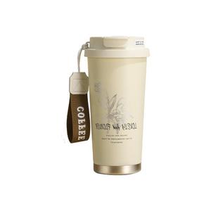 Lily Of The Valley Stainless Steel <b>Coffee</b> Cup 316 Double Drink With Strap Insulated Travel Water <b>Bottle</b> - Product Image 2
