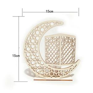 Eid Mubarak decoración para el hogar Ramadán Kareem lámpara de madera adornos decoración Ramadán <span class=keywords><strong>2022</strong></span> musulmán islámico Festival fiesta Decoración - Product Image 1