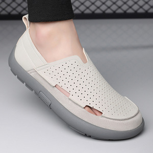 Summer Men's Breathable EVA <b>Slides</b> Open Toe Casual <b>Slip</b>-On Sandals Lightweight Soft Sole Outdoor Shoes - Product Image 1