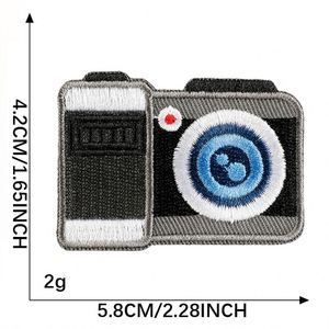 Nouvelles broderies thermocollantes, diverses écussons en forme d'appareil photo pour la décoration de vêtements et de sacs - Product Image 4