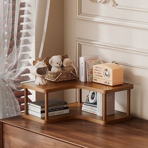 Support de tasse de bureau rond à 2 niveaux, style simple, pour usage domestique ou au bureau - Product Image 3