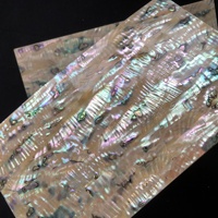 Vente en gros Mexique feuille de coquille d'ormeau stratifié poli pour incrustation de meubles accessoires de guitare sculpture