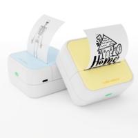 Mini Impresora Térmica de Etiquetas de 2 Pulgadas, Inalámbrica, Bluetooth, Suministro Directo de Fábrica, OEM ODM, para Entusiastas del Bullet Journal