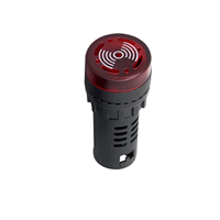 Série AD22, voyant lumineux d'alarme industriel à LED rouge clignotante de 22 mm, en plastique, 230 V, étanche IP66, borne à vis