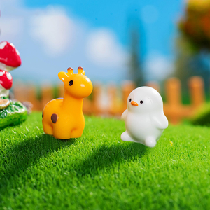 Mini figurines d'animaux marins en résine, réalistes, divers styles, en vrac, accessoires pour jardin féerique et maison de poupée - Product Image 4