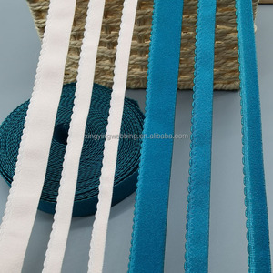 Factory Direct High Elasticity <strong>Double</strong> Sided <strong>Elastic</strong> Belt 10/12/20mm Crescent <strong>Edge</strong> Underwear Pants Shoulder Sand-Welded Rubber - Product Image 2