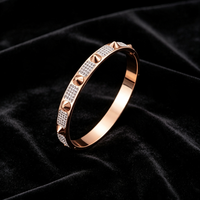 Bracelet pour femme en acier inoxydable plaqué or de haute qualité, chaîne Figaro avec zircon, maillons classiques géométriques tendance, 7, 9, 11 mm