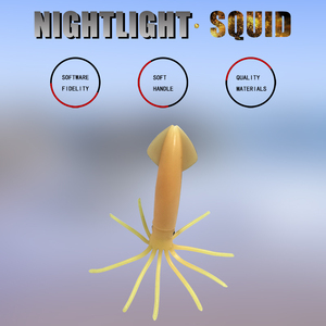 10CM-30CM gonna di calamaro di polpo luminoso di plastica morbida attira esche <span class=keywords><strong>artificiali</strong></span> pesca d'acqua dolce 20g esche da pesca in gomma - Product Image 5