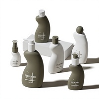 Flacons pulvérisateurs cosmétiques en plastique PET de 30/90/100/125/150/250 ml avec pompe, sérigraphiés, avec buse de pulvérisation à clapet pour sérums