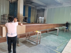 Gran oferta, haz <span class=keywords><strong>falso</strong></span> de grano de madera, ladrillos antiguos, piedra Artificial, ligero, impermeable, PU, Panel de <span class=keywords><strong>pared</strong></span> de piedra, poliuretano - Product Image 3