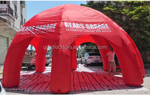 Tenda kubah laba-laba kualitas tinggi logo iklan 8m kaki acara tenda kanopi tenda laba-laba tiup untuk promosi luar ruangan - Product Image 6