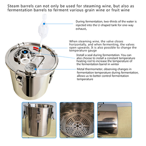 50L trực tiếp Sưởi ấm nhà Máy chưng cất rượu làm cho máy chưng cất phụ kiện tinh thần chưng cất Kinh Tế vẫn - Product Image 5