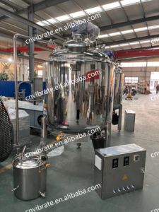 VBJX 300l 500l 5000lステンレス鋼ウィスキーシュガーシロップ電気アジテータ加熱ジャケット保持混合タンク付き - Product Image 3