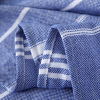 High Quality 100% Cotton Sand-Free Striped Design with Tassels Super Dry Pestemal Turkish Beach Towel Hammam Bath Towel