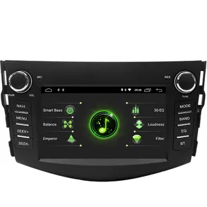 Für Toyota RAV 4 2007-2012 Android 12 Autoradio Stereo Touchscreen 9 Zoll Quad 8 Core 12 CPU Radio Stereo Android