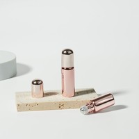 Flacon compte-gouttes en verre transparent de 5 ml pour savon liquide ou huile, haute qualité