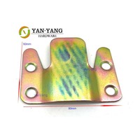 Yanyang vente plaque métallique coudée pour canapé jambe fixation Table jambe plaque de montage M8