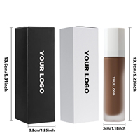 Fond de Teint Liquide Professionnel en Gros, 50 Couleurs, Crème pour le Visage, Maquillage Logo Personnalisé, Résistant à l'Eau, Fini Mat, Couvrance Totale, Marque Privée