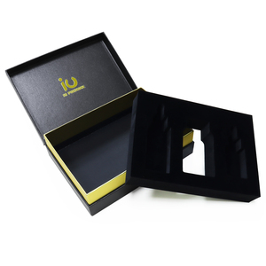 Custom Elegant Luxury Reusable Cardboard Gift Box Lift-Off Lid Shoulder Neck Rigid Paper Insert Gold Foil Printing Recyclable - Product Image 6