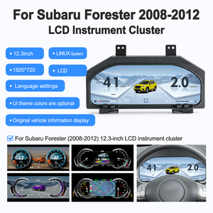 หน้าจอแสดงผลดิจิตอล Navihua ขนาด 12.3 นิ้ว สำหรับรถยนต์ Subaru Forester ปี 2008-2012 พร้อมระบบ Carplay อัพเกรดเป็นจอแสดงผลแบบ Virtual Cluster - Product Image 2