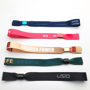 Sublimation Printing Elastic Customized Polyester Wristbands