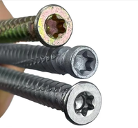 Vis à béton Torx à tête fraisée, vente en gros usine, vis à maçonnerie autotaraudeuse 10.9, pour fixation de cadres de portes et fenêtres en briques, disponible